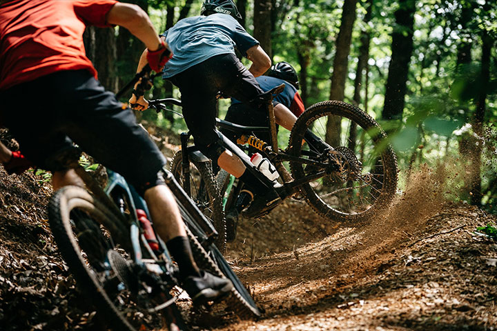Malibu Boats wakesurfing along with mountain biking all in the heart of the Ozark Mountains